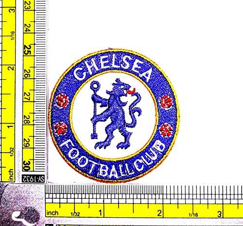 Chelsea Football Club Team Patch Logo Sew Iron on Embroidered Appliques Badge Sign Costume
