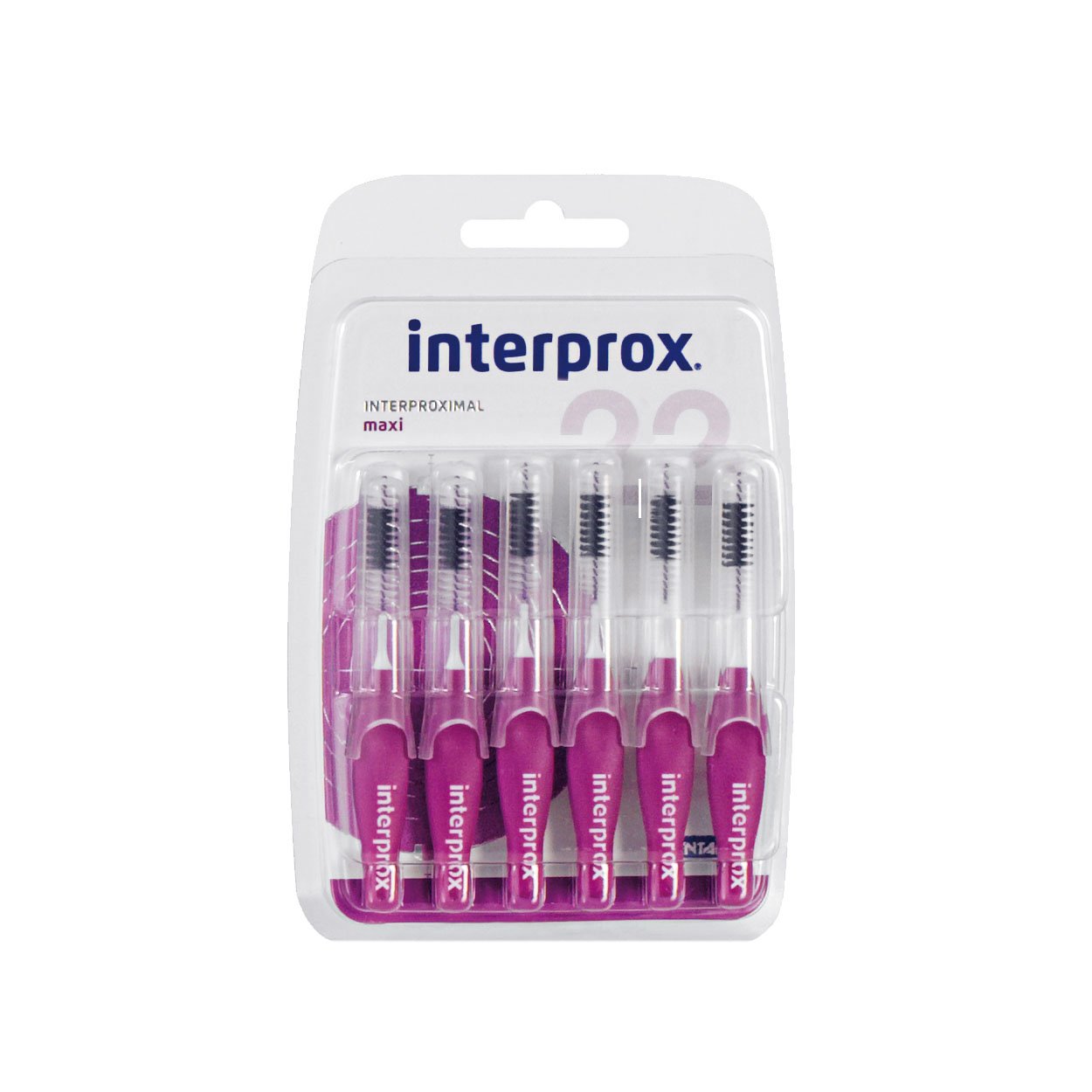 Interprox Interdental Brush Purple Maxi 6 Pieces, pack of 3 (3x 6 pieces)