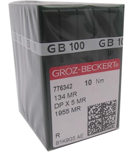 Amazon.com: 100 GROZ-BECKERT GEBEDUR 134 MR Titanium Quilting