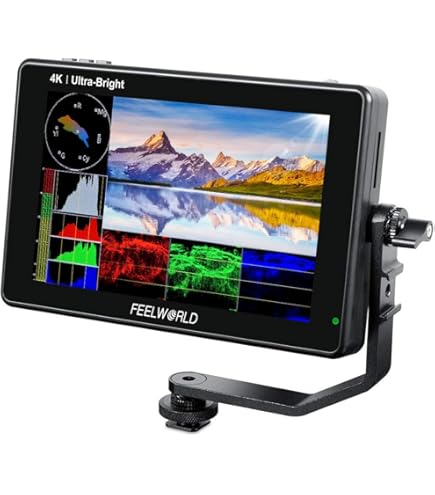 Amazon.com : FEELWORLD LUT6S 6 Inch SDI 2600nits HDR 3D LUT Touch