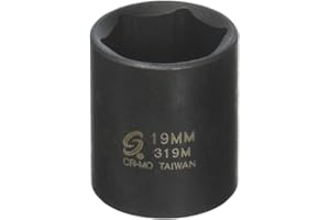 Sunex 319m 3/8-Inch Drive 19-Mm Impact Socket