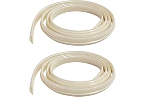 SCONVA Camco RV Roof Vent Seal Kit - Vinyl Seal, 51" - Replacement for Camco, Ventline and Hengs (2 Pcs)