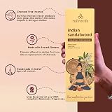 Calmveda Indian Sandalwood Incense Sticks 80 Charcoal Free Flowers Upcycled view 2