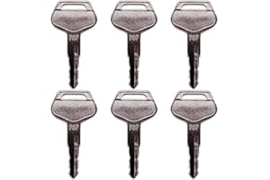 WRETESR Ignition Keys for Komatsu, 6PCS 787 Equipment Key Compatible with Dozer Excavator Kalmar Loader Backhoe Kalmar Dressta Sakai Komatsu Track Hoes and Artic Trucks Forklifts Tractor TR261434