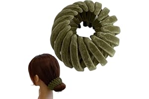 Hair Bun Holder | Strong Ponytail Holders for Women - Adjustable Clamp Ponytail Accessories for Ladies Travel Adult Beauty Ou