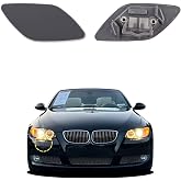 Goholy Car Front Bumper Headlight Washer Cover Compatible with BMW 328i 335i Coupe Convertible 2007-2010 Headlight Washer Nozzles Cover 61677171659 61677171660 Water Spray Cover Unpainted Right