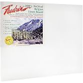 FREDRIX PRO Series Archival Linen Canvas Board, 16" x 20"