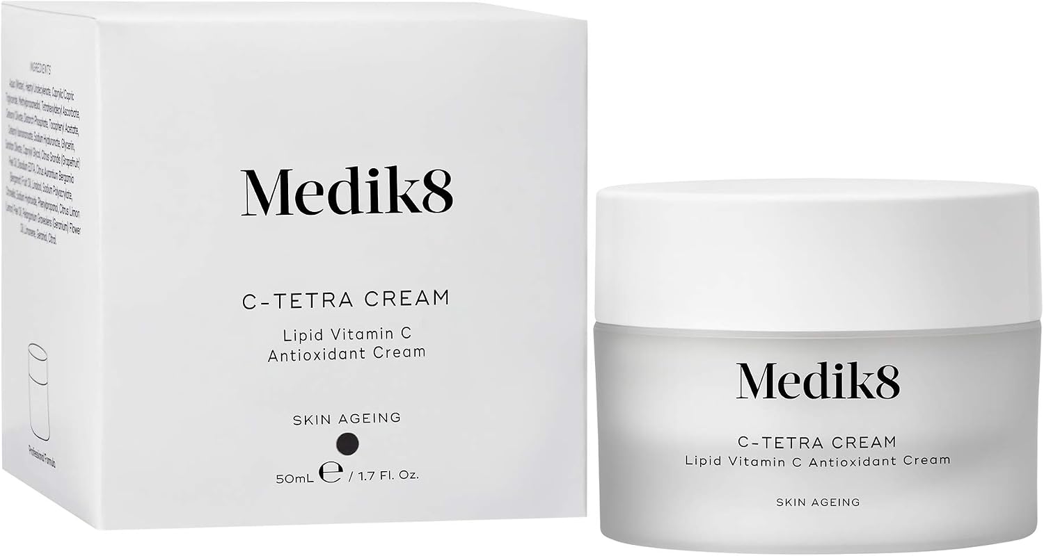 Medik8 C-Tetra Cream - Lipid Vitamin C Radiance Cream - Visibly Bright, Dewy and Energised Complexion - 50ml - Image 3