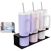 Magnetic Cup Holder for Stanley 30/40 oz Water Bottles, Tumbler Organizer for Stanley Cup, Strong Magnetic Storage Organizer Holder, Flexible Disassembly, for Kitchen, Refrigerator-1 Pack