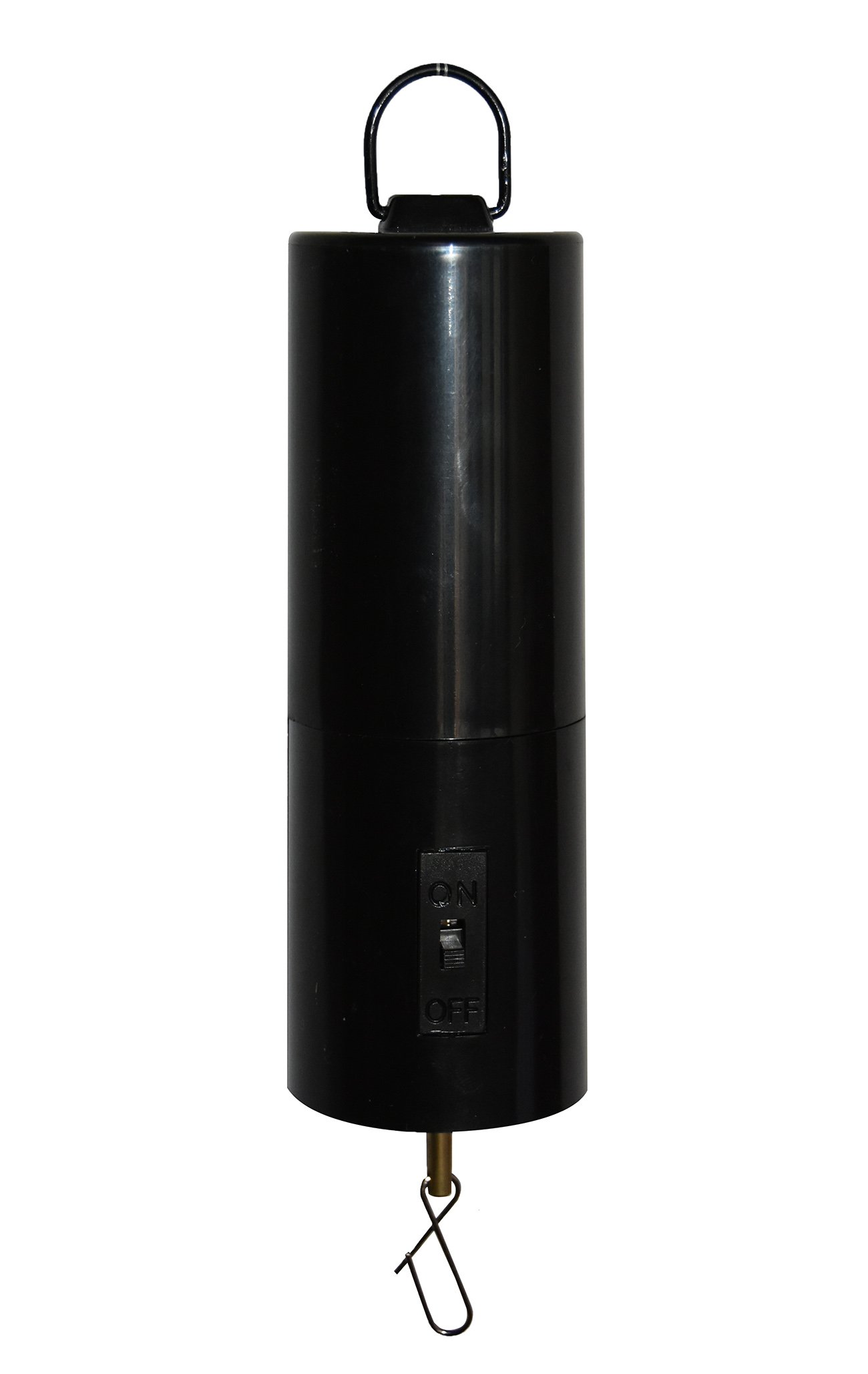 DuBnt Battery Operated Wind Black Rotating Motor Spinner 713072283607