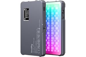 P96L RGB Video Light by SmallRig, Portable Metal LED Camera Light, 2500-8000K, 21 Effects, CRI 96+, OLED Display, Photo and V
