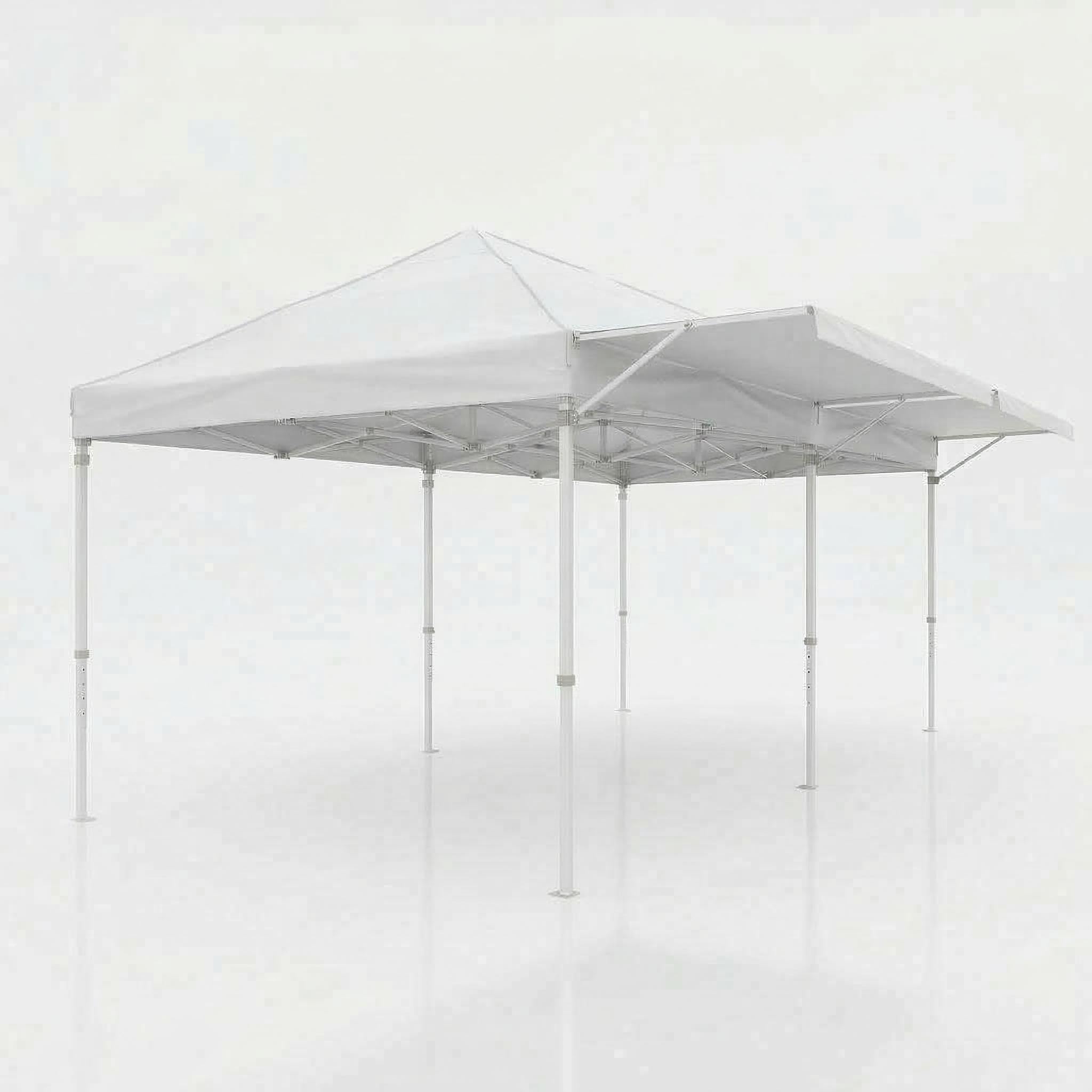 Photo 1 of ? 10x20FT Pop Up Canopy Tent - Heavy-Duty Steel Frame, Waterproof UV-Protected Oxford Fabric, Easy One-Person Setup & Adjustable Height Outdoor Sun Shade for Outdoor Events, Parties, Camping, Beach
