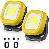 Napatyre LED Rechargeable Work Light,1000 Lumens Magnetic Work Light with 180° Rotate 4 Modes, Portable Magnetic Flashlight M