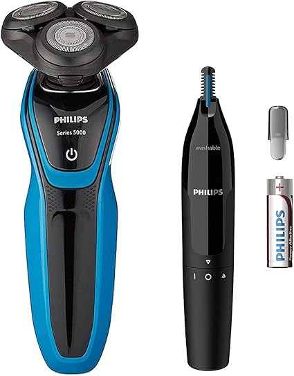Amazon セット商品 フィリップス 5000シリーズ メンズ ウェット ドライ電気シェーバー S5050 05 フィリップス ノーズ エチケットカッター 鼻 耳 Nt1650 17 Philips フィリップス ホーム キッチン