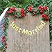 PARTY JOY 2Pcs Flower Garland Fake Rose Vine Artificial Flowers Hanging Rose Ivy Hanging Baskets Wedding Arch Garden Background Decor