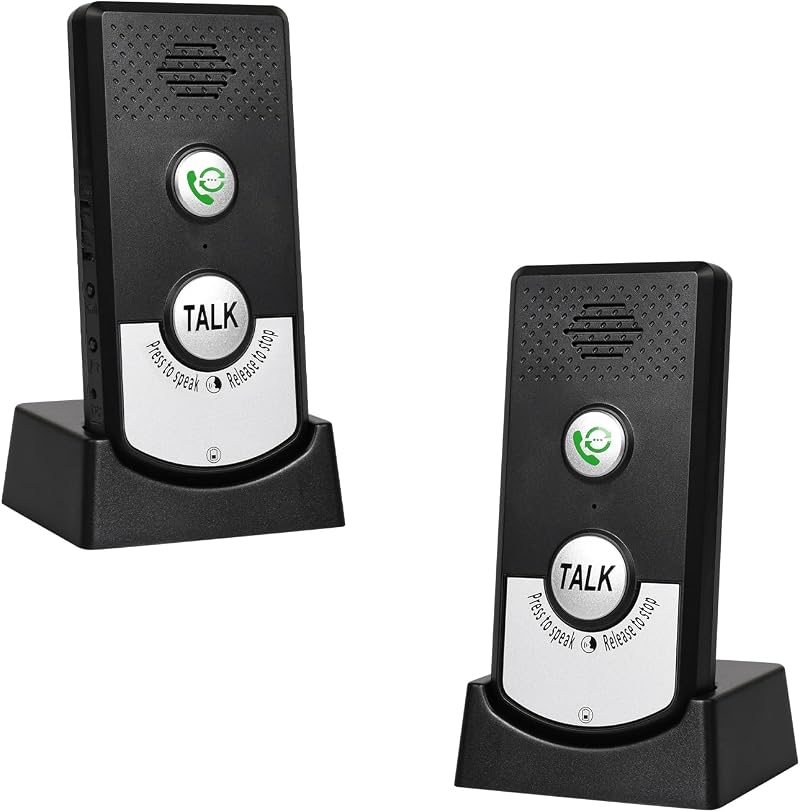 Pumwoy 1000M Wireless Voice Intercom Doorbell System 2 Way Waterproof Home