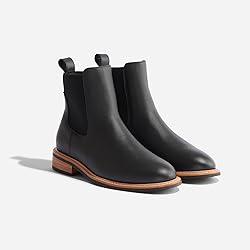 Nisolo Carmen Chelsea Boot 2.0, Black, 5, Boots for