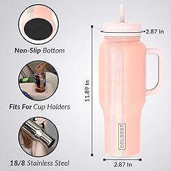 Coldest Tumbler with Handle and Straw Lid | 3 Lids