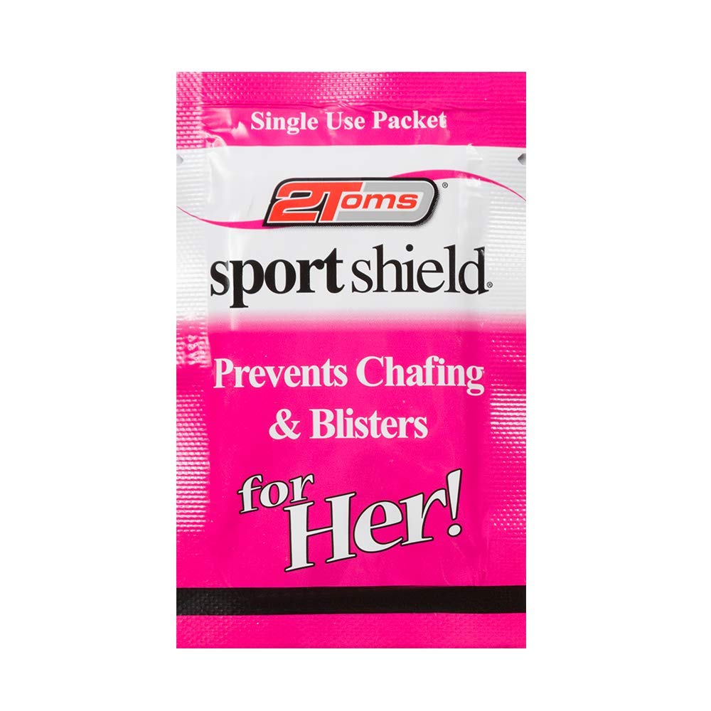2Toms Women's Sportshield Individual Shielding Wipes (Pack of 10) - White