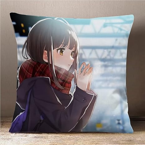 Amazon ひげを剃る そして女子高生を拾う 荻原 沙優 2wayトリコット 正方形 抱き枕 両面プリント クッション 背当て 座布団 装飾 人気アニメ かわいい 萌えグッズ 周辺 ギフト プレゼント 40 40cm 45 45cm 本体付き アニメ 萌えグッズ 通販