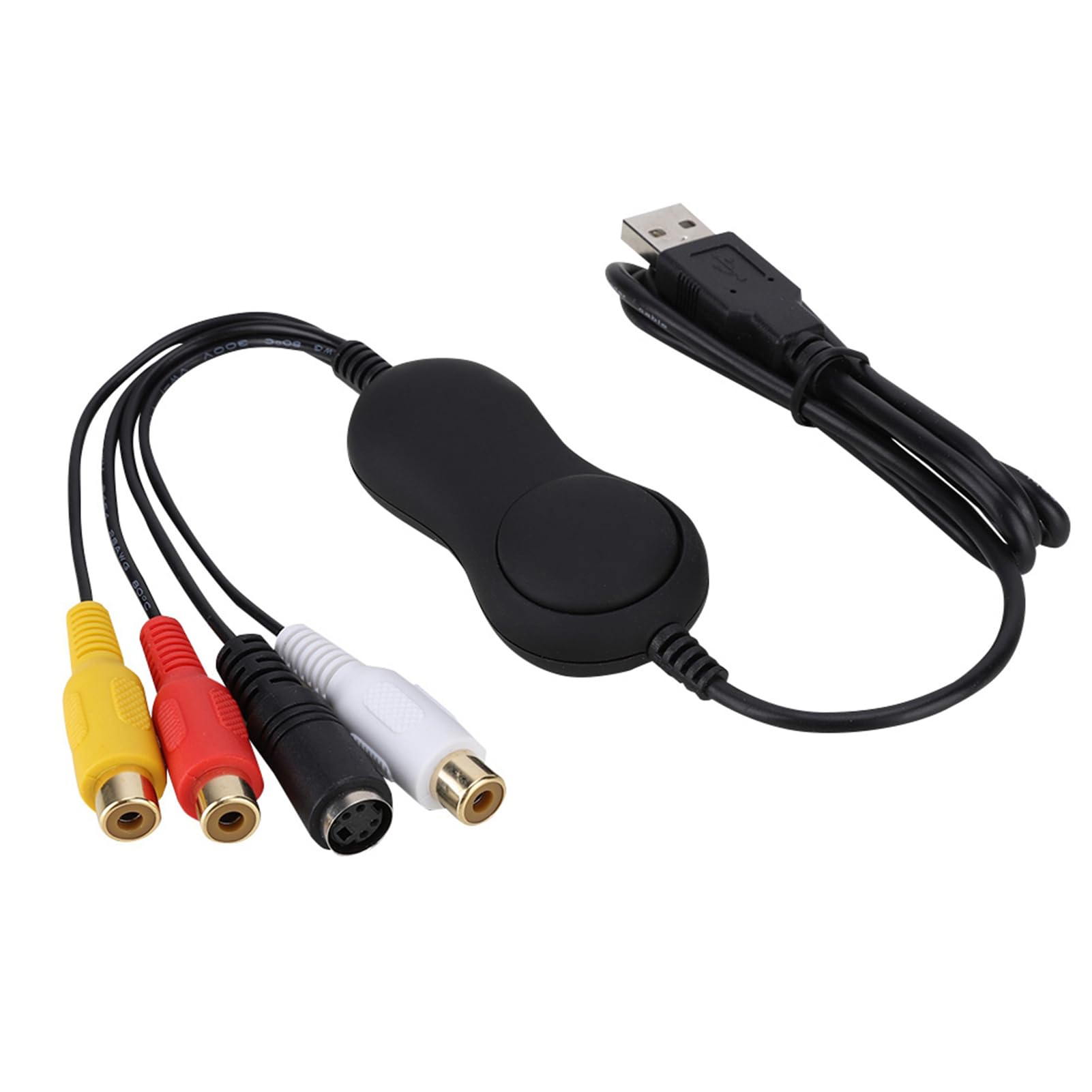 Topiky Game Capture Card, to USB 2.0 Analog Video Grabber Adapter 1080P HD Recorder Compatible with for Mac, for Linux