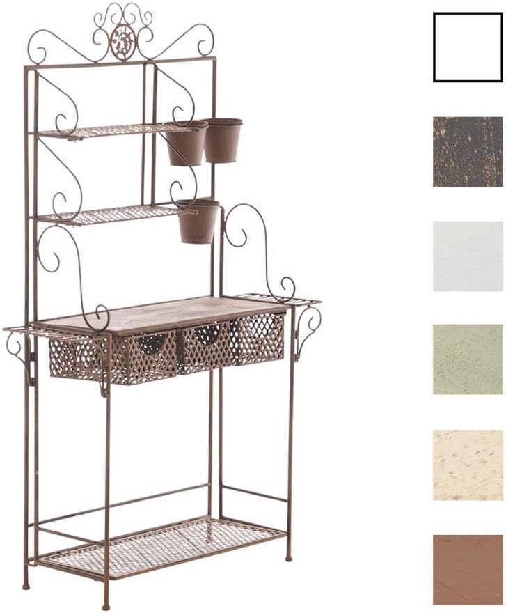 Festnight Scaffale Porta Piante In Legno Massello, 97 X 31 X 87 Cm, Per Giardino E Terrazzo