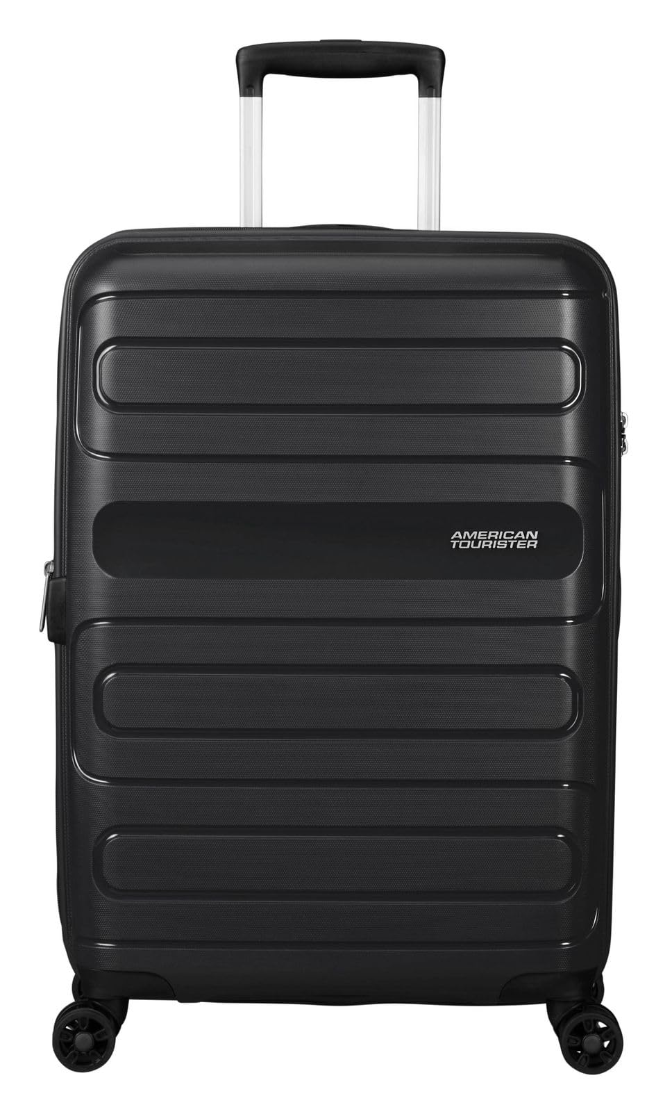 American Tourister Sunside - Spinner M, Expandable Case, 68 cm, 72.5/83.5 L, Black