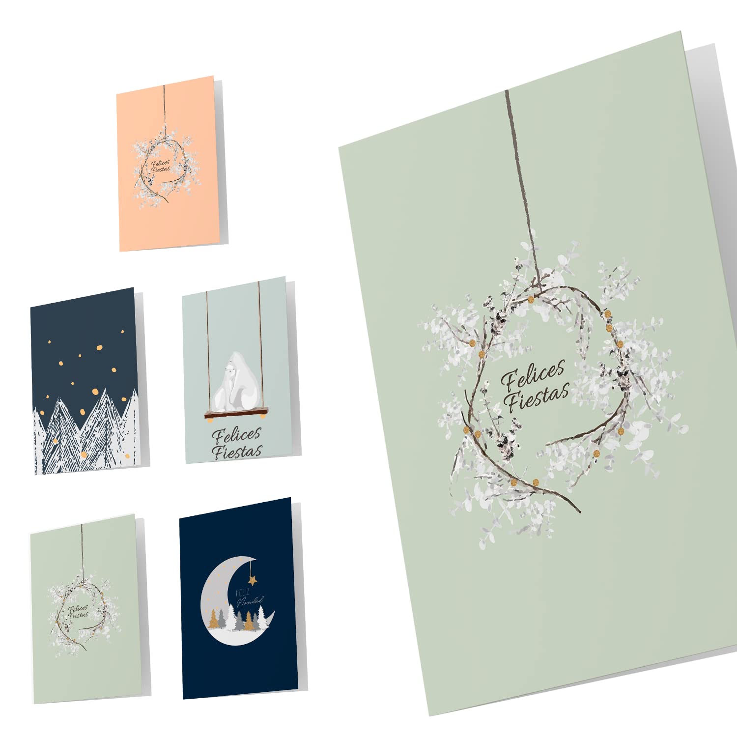 Unicef - Pack of 10 Christmas Cards, Ice