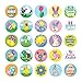 JOYIN Easter Crafts Assortment Kit with 500 Stickers, 144 Easter Shapes Adhesive, 60 Theme Temporary Tattoos and 6 Stampers (over 700 Pcs) for Egg Basket Stuffers Fillers