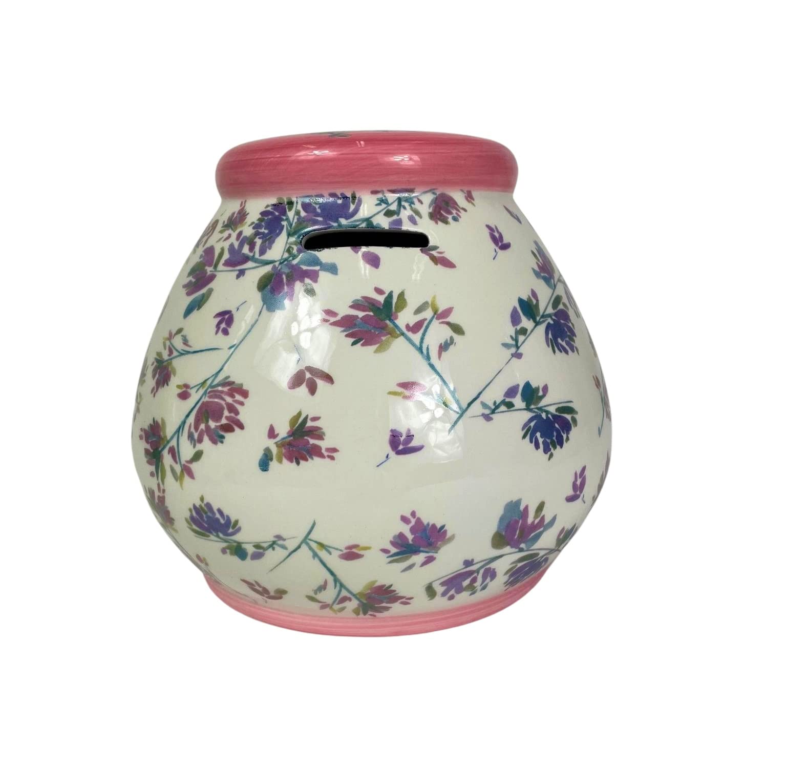 Treasure Trove Ceramic Money Pots (Pink Floral)