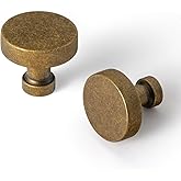 Goo-Ki 12 Pack Antique Brass Cabinet Drawer Knobs Kitchen Hardware - View #5