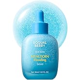 EQQUALBERRY Hyaltoin Flooding Smoothie Serum – Deep Hydrating Korean Skin Care with 11 Hyaluronic Acids, Ectoine & Glacier Water, Barrier-Strengthening with 5 Ceramides, Fresh Glow (1.01oz / 30ml)