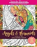 Angels and Mermaids: Land and Sea: Creative Art Therapy For Adults (Coloring Books For Grownups) (Volume 1) by