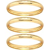 MXUHUI 3PCS Chunky Gold Bangle Bracelets for Women Trendy Wide Wrist Cuff Bracelets Stack Statement Bangle Fashion Jewelry Gift