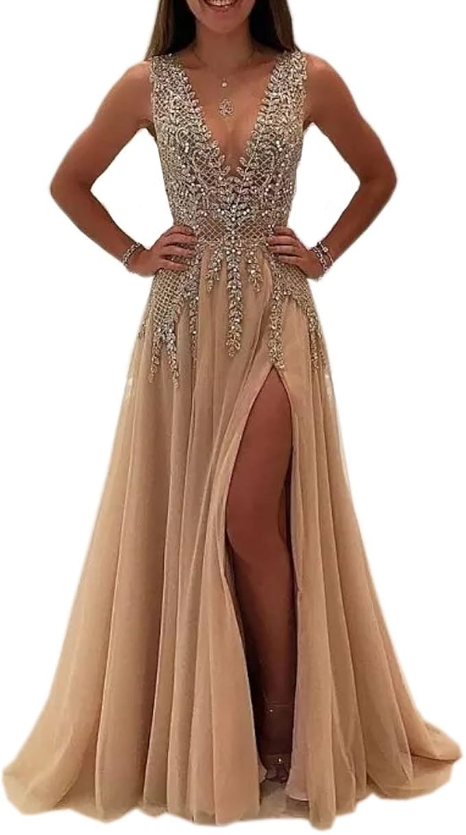 champagne color dress amazon
