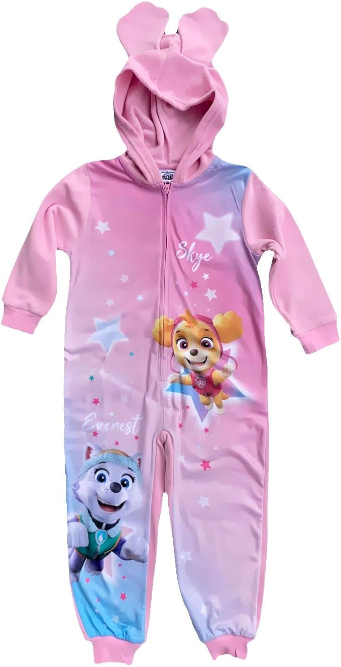 PAW Patrol Mädchen Overall kuscheliger Kinder Jumpsuit Spielanzug