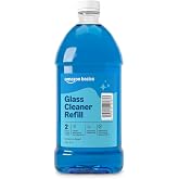 Amazon Basics Glass Cleaner Refill, Streak-Free, Cleans Windows and Mirrors with Sparkling Shine, Economical, 67.6 Fl Oz, 1-Pack