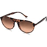 Ray-Ban RB2215 Sunglasses, Havana Red Turtle Frame, Pink Gradient Black Lens (0RB2215-14293B56)