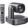 20x Optical Zoom PTZ Camera HDMI USB3.0 IP Live Streaming Camera HD 1080P 60fps Video Conference Camera POE Supply for Church Services Worship Education Work with Zoom Team vMix OBS Facebook YouTube