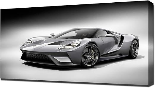 Amazon Com Lilarama Usa 2017 Ford Gt V7 Canvas Art Print Wall