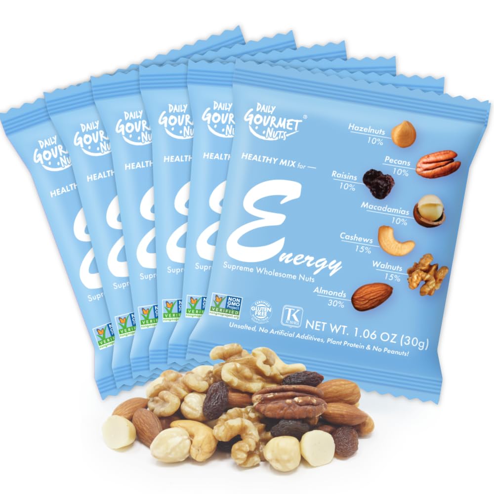 Daily Gourmet Nuts - Unsalted Mixed Nuts Snack