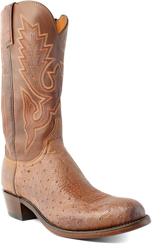 botas lucchese de avestruz