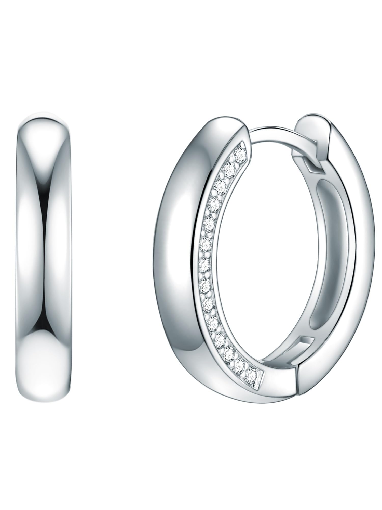 Rafaela Donata Female 925/- Sterling Silver Facetted Zirconia (CZ) Dop Earring