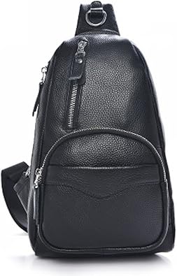 Amazon ボディバッグ メンズ レディース ワンショルダーバッグ レザー 革 おしゃれ 人気 春 夏 秋 冬 旅行 2way 3way 軽量 大容量 通学 皮 バッグ カバン 鞄 バック 黒 茶 紺 ライトブラウン ノーブランド品