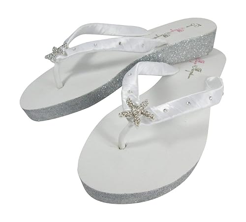 gold flip flops for wedding