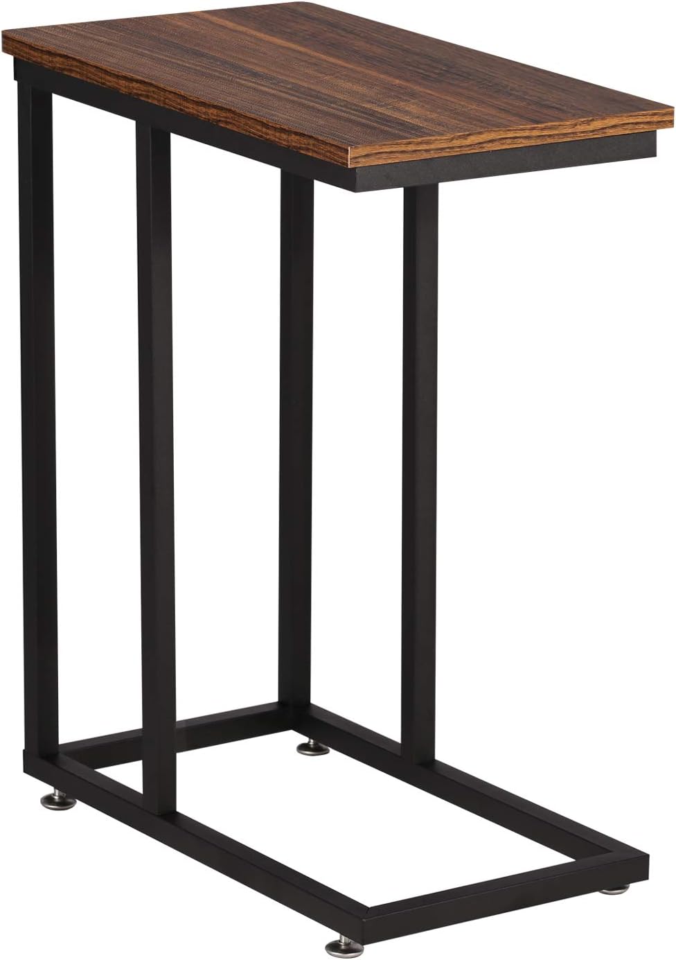 VECELO End CTable with Sturdy Metal Frame Base for Living