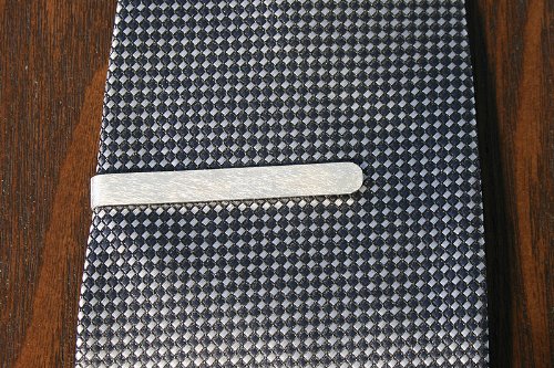 ZAUNICK Silver Tie Bar Sterling Silver