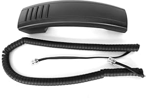 The VoIP Lounge Replacement Handset with Curly Cord for Mitel 6900 Series IP Phone 6930 6920 6910 6905