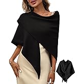 TITOMD Women's Pashmina Shawl Wraps for Evening Dresses Wedding Bridal Open Front Poncho Cape Soft Large Scarf