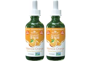 SweetLeaf Stevia Sweet Drops Valencia Orange - Liquid Stevia Drops Sweetener, Zero Calorie, Non-GMO Flavored Stevia Liquid Sugar Substitute for Sugar-Free Sodas, Mixed Drinks, Iced Tea, 2 Fl Oz (Pack of 2)